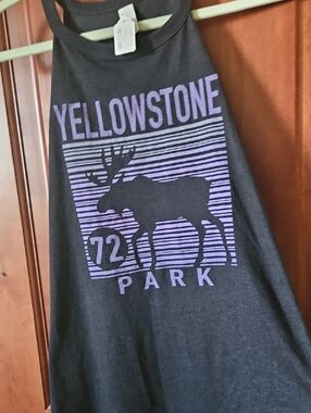 New Womens Moose Yellowstone National Park Tanktop